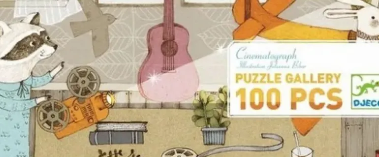 Djeco - Puzzle Gallery 100pcs - Cinematograph