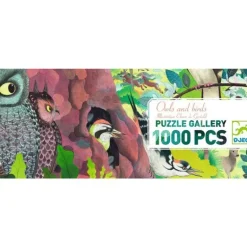 Djeco - Puzzle Gallery 1000pcs - Owls & Birds