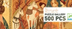 Djeco - Puzzle Gallery 500pcs - Unicorn Lady,