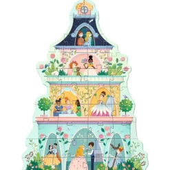 Djeco - Puzzle Giant 36pcs - The Princess Tower