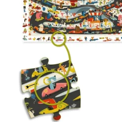 Djeco - Puzzle Observation 54pcs - Car Rally