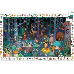 Djeco - Puzzle Observation 100pcs - Enchanted Forest