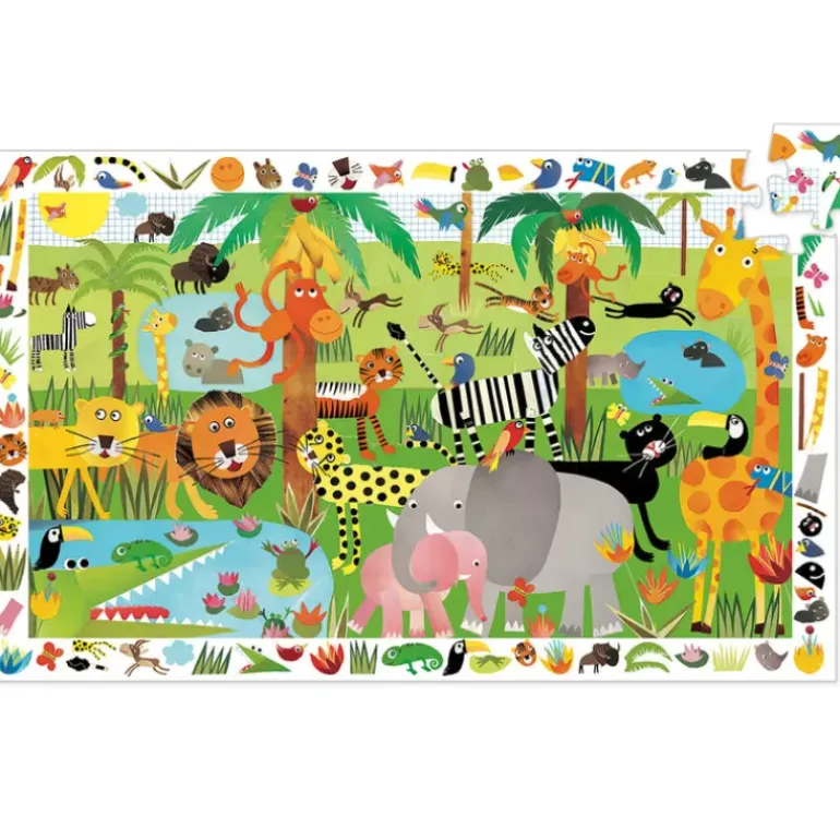 Djeco - Puzzle Observation 35pcs - Jungle