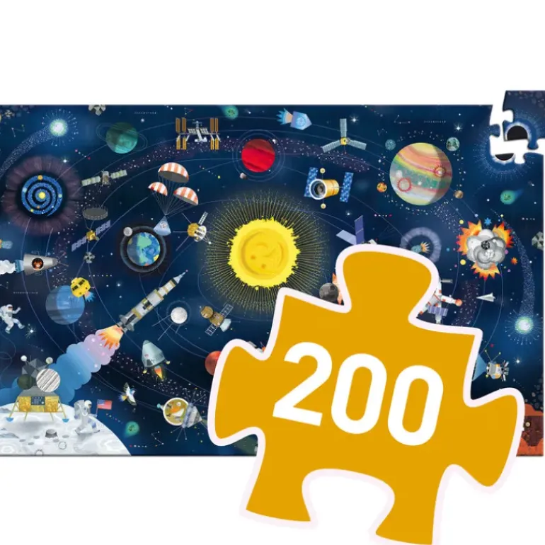 Djeco - Puzzle Observation 200pcs - Space