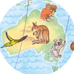Djeco - Puzzle Observation 100pcs - World Animals