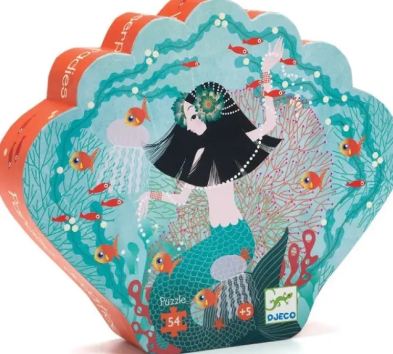 Djeco - Puzzle Silhouette 54pcs - Aquatic Paradise