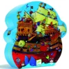 Djeco - Puzzle Silhouette 54pcs - Barbarossa Boat