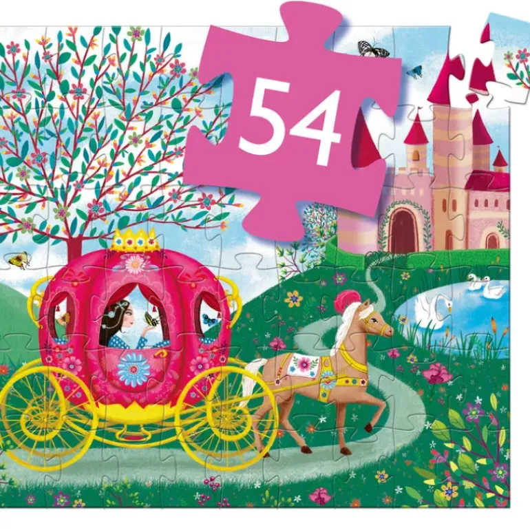 Djeco - Puzzle Silhouette 54pcs - Elises Carriage