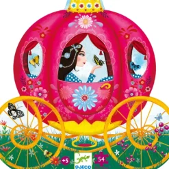 Djeco - Puzzle Silhouette 54pcs - Elises Carriage