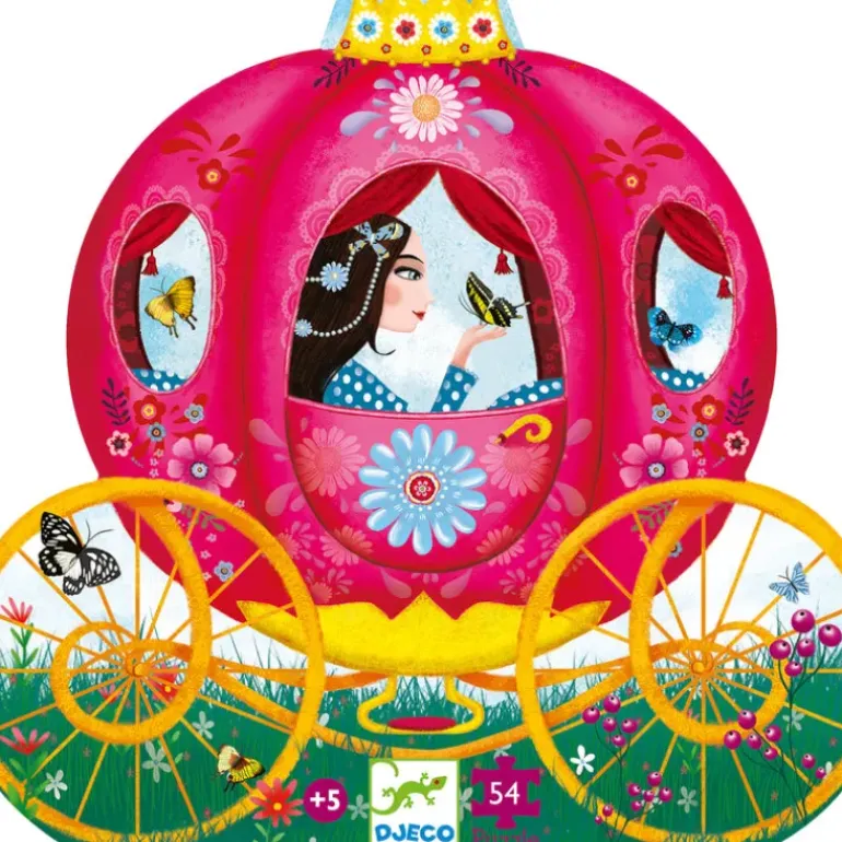 Djeco - Puzzle Silhouette 54pcs - Elises Carriage