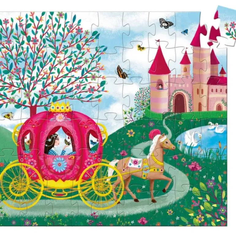 Djeco - Puzzle Silhouette 54pcs - Elises Carriage