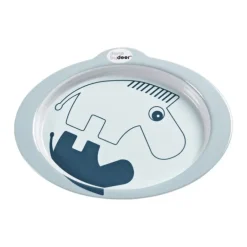Done By Deer - Anti-Slip Plate Contour - Blue