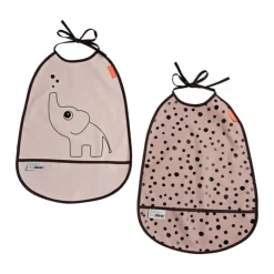 Done By Deer - Elphee Bib 2 Pack - Powder