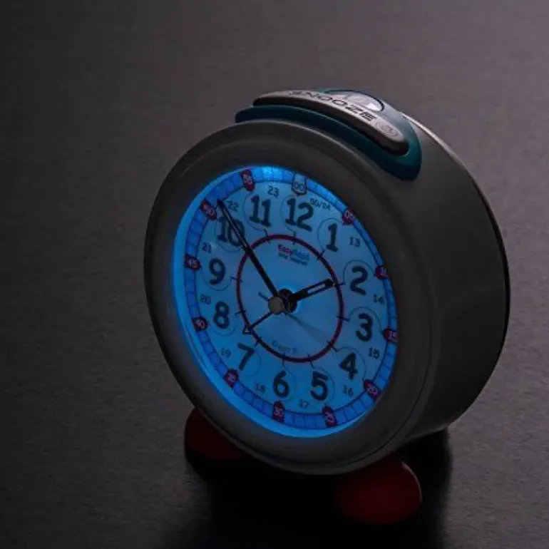 Easy Read - Alarm Clocks - 24hr - Red/Blue