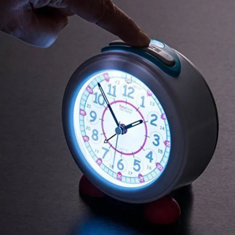 Easy Read - Alarm Clocks - 24hr - Red/Blue