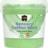 EC - Sensory Cotton Sand 700G Tub Green