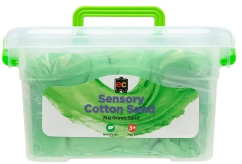 EC - Sensory Cotton Sand 2Kg Green