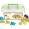 EC - Sensory Magic Sand With Moulds 2Kg Tub Natural