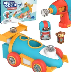 Educational Insights - Design & Drill Bolt Buddies - Race Car