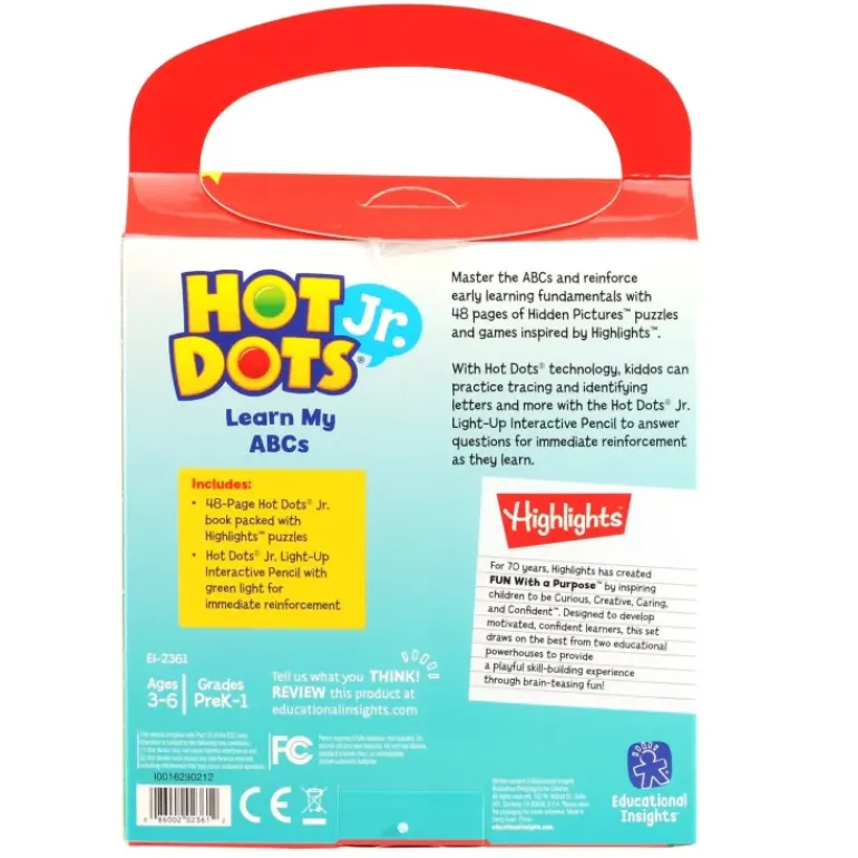 Educational Insights - Hot Dots Jr - On-the-Go Learn My ABC's