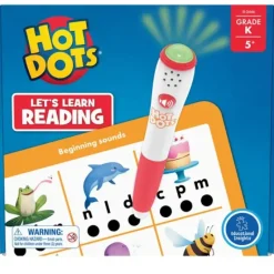 Educational Insights - Hot Dots - Lets Learn Reading Workbook - Kindergarten