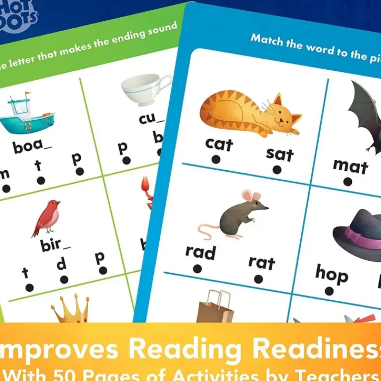 Educational Insights - Hot Dots - Lets Learn Reading Workbook - Kindergarten