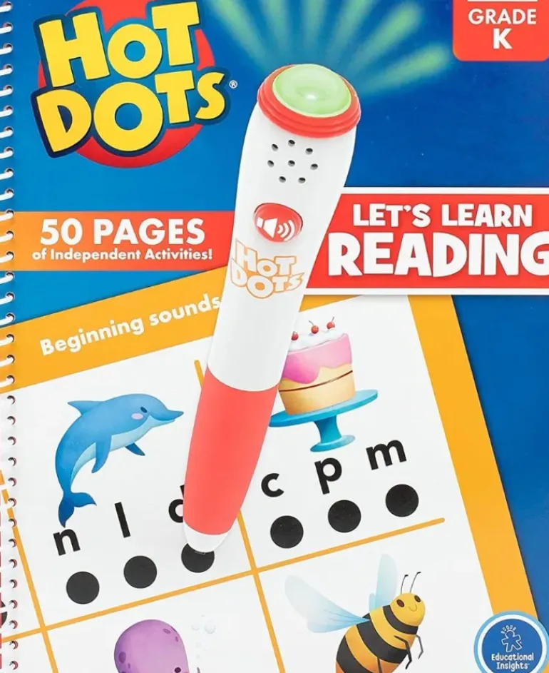 Educational Insights - Hot Dots - Lets Learn Reading Workbook - Kindergarten