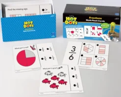 Educational Insights - Hot Dots - Math Flash Cards Fractions - Grade 1