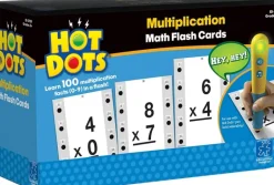 Educational Insights - Hot Dots - Math Flash Cards Multiplication - Grade 2