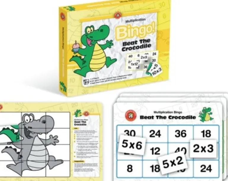 Edvantage - Beat the Crocodile Bingo (Multiplication)