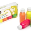 Edvantage - Fluro Rainbow Paints 100ml Set of 4