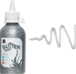 Edvantage - Glitter Paints 250ml - Silver