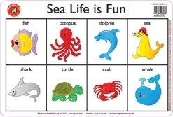 Edvantage - Placemat - Sea Life is Fun