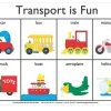 Edvantage - Placemat - Transport is Fun