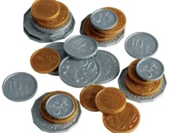 Edvantage - Plastic Play Coins in Bag (106pcs)