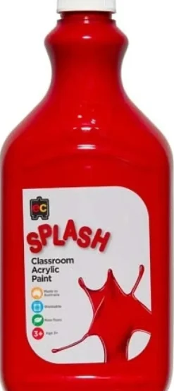 Edvantage - Splash Classroom Acrylic Paint 2Ltr - Poppy Magenta