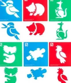 Edvantage - Stencil Sets - Australian Animals Series 1