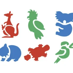 Edvantage - Stencil Sets - Australian Animals Series 1