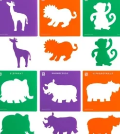 Edvantage - Stencil Sets - Jungle Animals