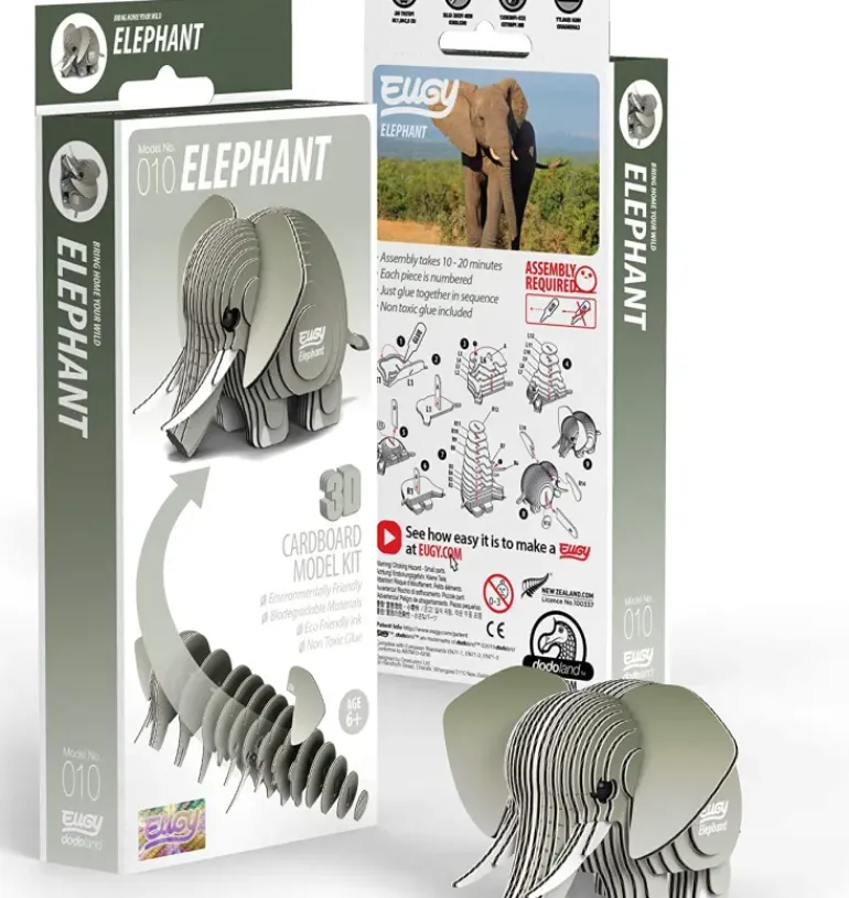 EUGY - Elephant 3D Puzzle