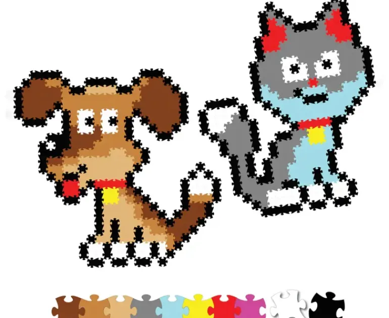Fat Brain - Jixelz Puzzles - Playful Pets