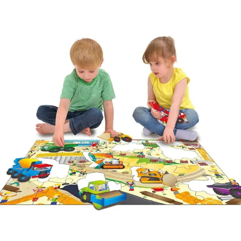 Galt - Giant Floor Puzzle 30pcs - Construction Site