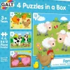 Galt - 4 Puzzles in a Box - Farm