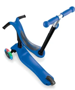 Globber - Go UP Sporty with LIGHTS Scooter - Navy