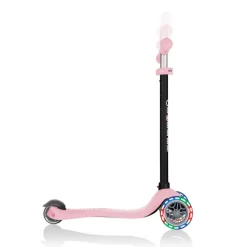 Globber - Go UP Sporty with LIGHTS Scooter - Pastel Pink