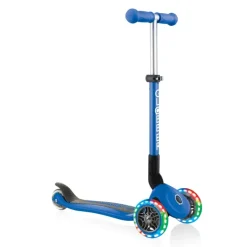 Globber - Primo Foldable with LIGHTS Scooter - Navy Blue