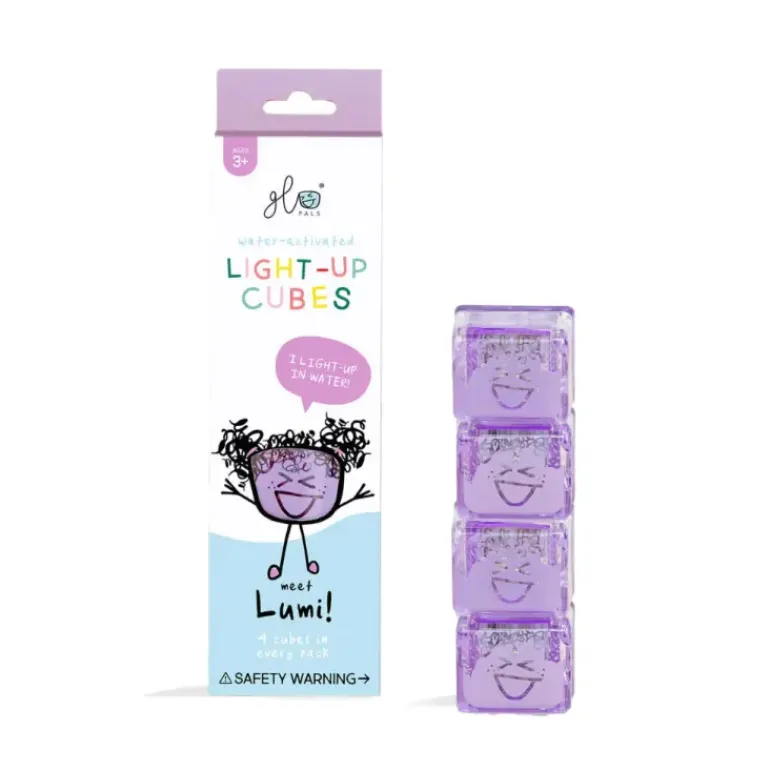 Glo Pals - Light Up Cubes Lumi (Purple)