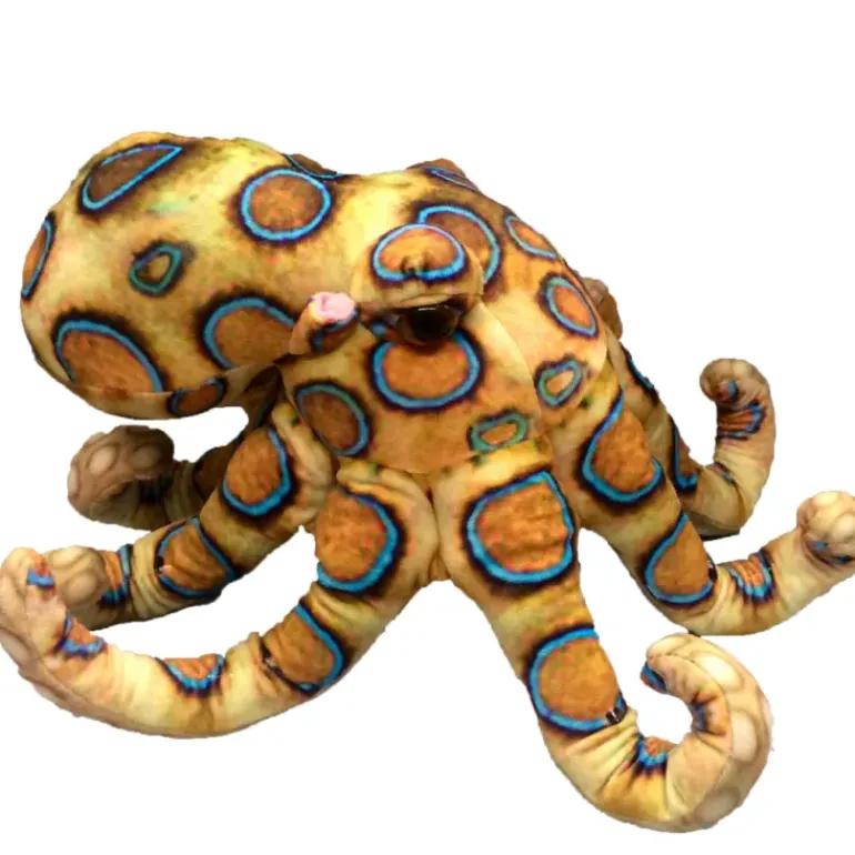 Huggable - Octopus Blue Ringed 22cm