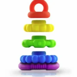 Jellystone - Rainbow Stacker Teether & Toy - Brights