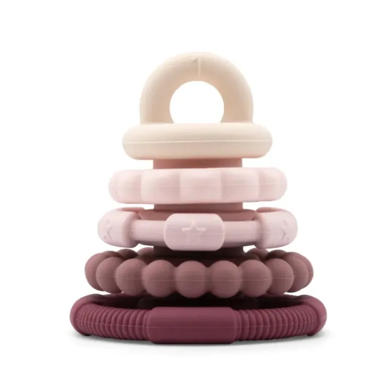 Jellystone - Rainbow Stacker Teether & Toy - Dusty